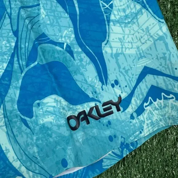 New With Tags Oakley Swim Shorts Size Small Floral Hawaiian Y2K Summer VTG - Picture 4 of 10